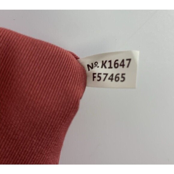 Coach Large Wristlet Crossgrain Leather F57465 Melon Pink Zip Credit Card Slot - Picture 11 of 11